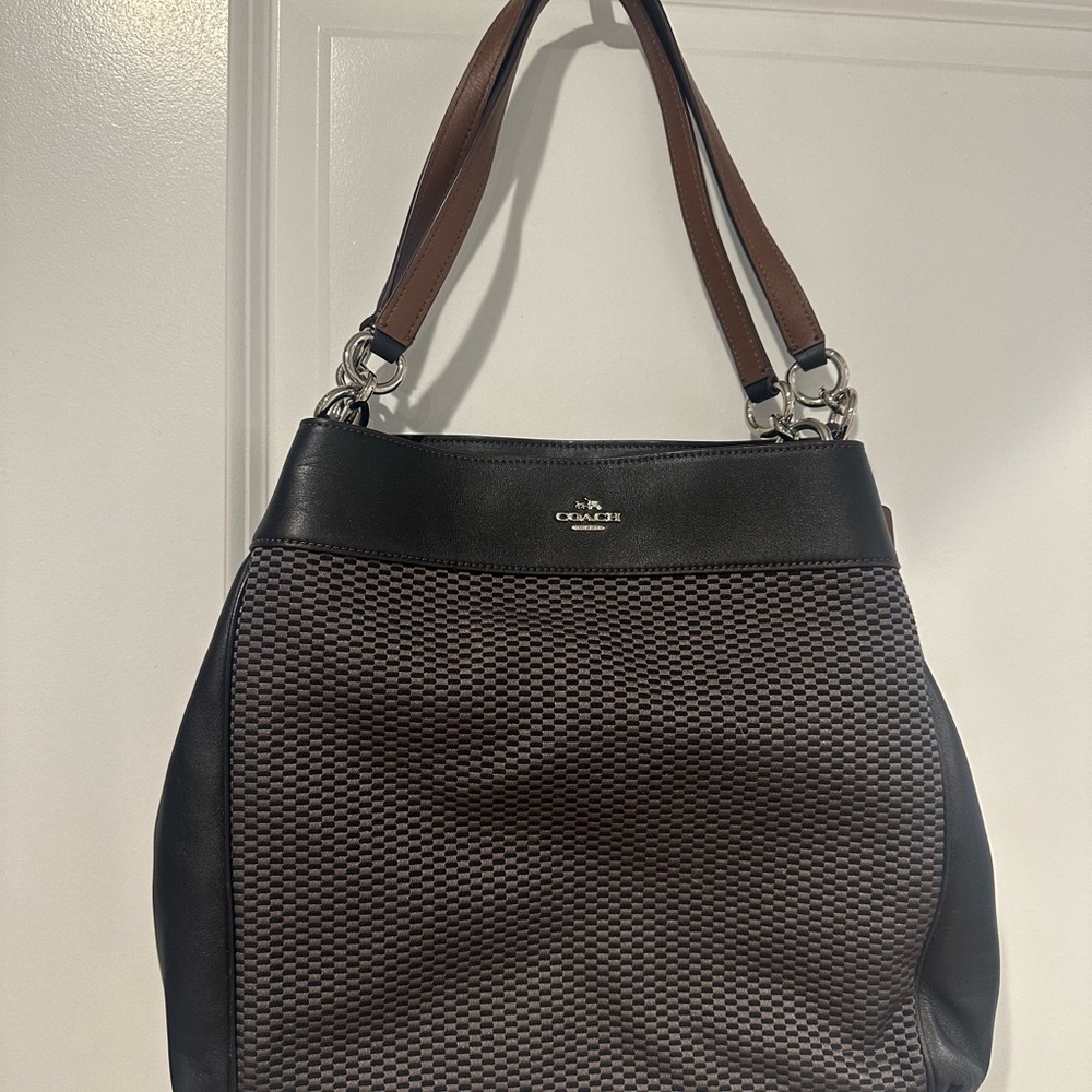 Coach Lexy Black and Brown Women's Bag